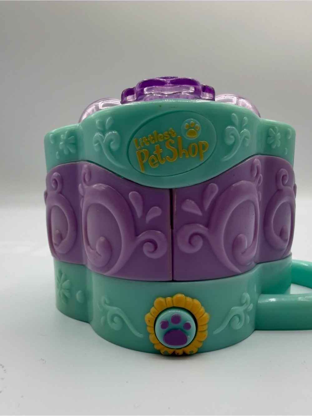 Littlest Pet Shop Teal and Purple Decorative Play Case